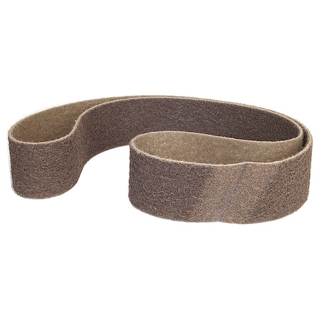 Norton Abrasives Surface-Conditioning Belt, 3 in W, 72 in L, Non-Woven, Aluminum Oxide, Not Applicable Grit, Coarse 66623333419