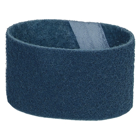 Norton Abrasives Surface-Conditioning Belt, 3 in W, 18 in L, Non-Woven, Aluminum Oxide, Not Applicable Grit, Blue 66261019836