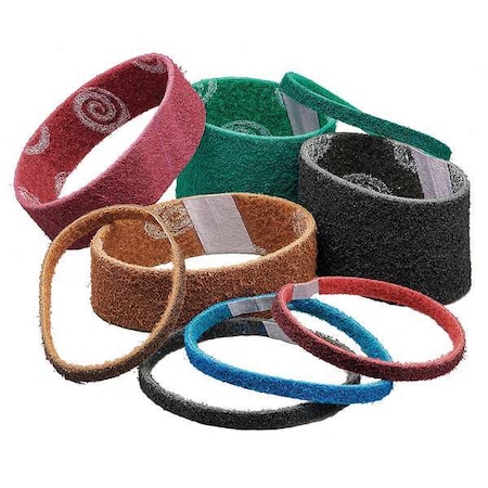 Norton Abrasives Surface-Conditioning Belt, 3 1/2 in W, 15 1/2 in L, Non-Woven, Aluminum Oxide, Not Applicable Grit 66623335118