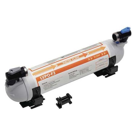 Pentair Shurflo Inline Filter, POU, 16x3-1/4In, 3/8In 94-751-01-75