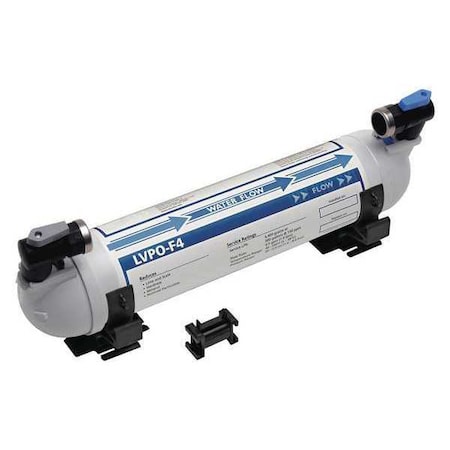 Pentair Shurflo Inline Filter, POU, 16x3-1/4In, 3/8In 94-751-02-75