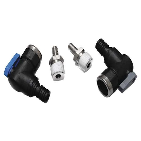 Pentair Shurflo Quick Connect Kit, 117 psi, 3/8in, 1/2in. D 94-897-00-SS