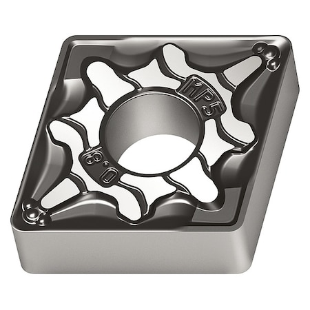 Walter Diamond Turning Insert, Diamond, 4, CNMG, 1, Carbide CNMG120404-MP5 WPP20S