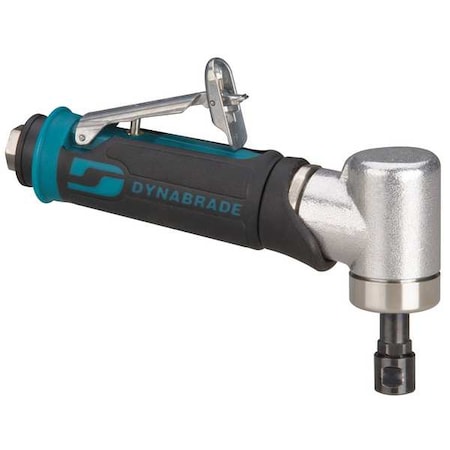 Dynabrade 7 Degree Offset Offset Die Grinder .4 Hp 7 Degree, 1/4 in NPT Female Air Inlet, 1/4" and 6mm Collet 48337