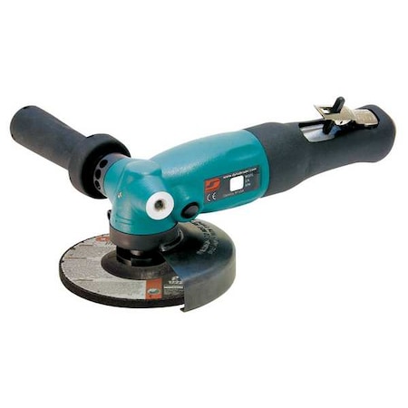Dynabrade Type 27 Angle Grinder, 3/8 in NPT Female Air Inlet, Heavy Duty, 12,000 rpm, 1.3 HP 52639