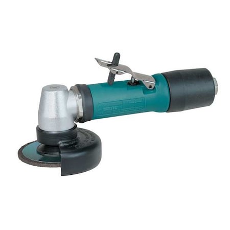 Dynabrade Type 27 Angle Grinder, 1/4 in NPT Air Inlet, Heavy Duty, 15,000 rpm, 0.4 HP 52705