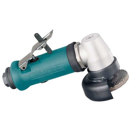 Dynabrade Type 27 Center Wheel Grinder 2In Depressed, 1/4 in NPT Air Inlet, Heavy Duty, 12,000 rpm, 0.4 HP 52710