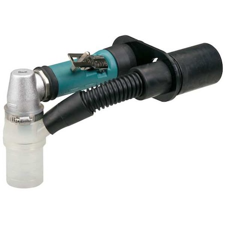 Dynabrade Right Angle Right Angle Die Grinder .4 Hp, 1/4 in NPT Female Air Inlet, 1/4" and 6mm Collet, 0.4 HP 56719