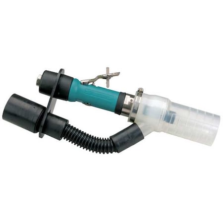 Dynabrade Straight Straight-Line Die Grinder .4 Hp, 1/4 in NPT Female Air Inlet, 1/4" and 6mm Collet, 0.4 HP 56755