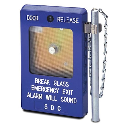 Security Door Emergency Glss Break Station, Sngl Bng Bx 491