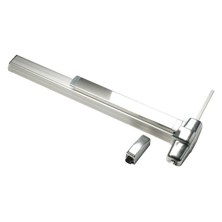 Von Duprin Surface Vertical Rod, Satin Aluminum 9927EO-F 3 US28 LBR