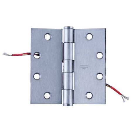 Stanley Security Electrified Door Hinge with Concealed Bearing CECB179-66 4-1/2X4-1/2 26D