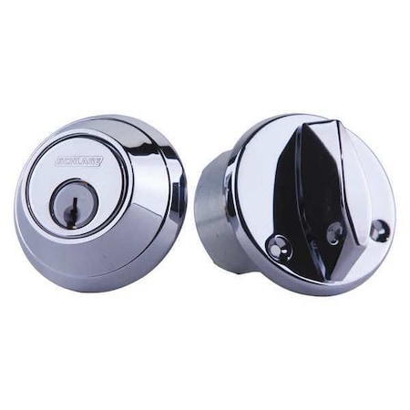 Schlage Deadbolt, Polished Chrome B660P 625