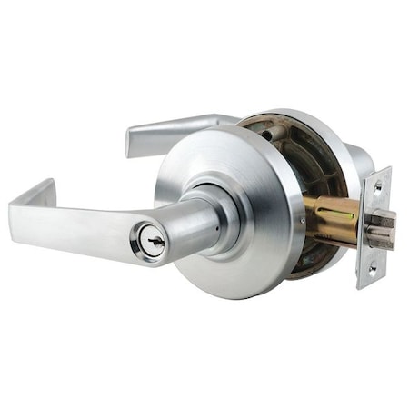Schlage Lever Lockset, Mechanical, Entrance, Grd. 2 AL50PD SAT 626
