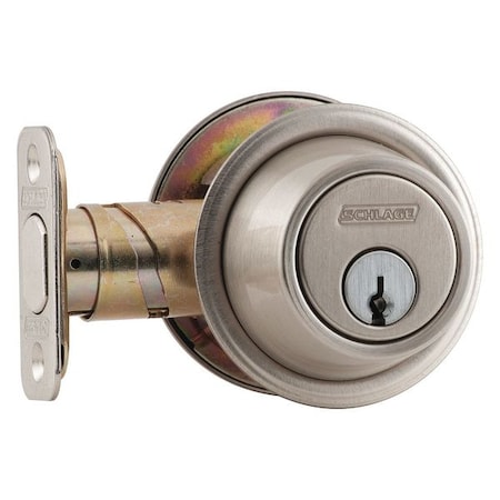 Schlage Deadbolt, Medium-Duty, 5 Pins B560P 619