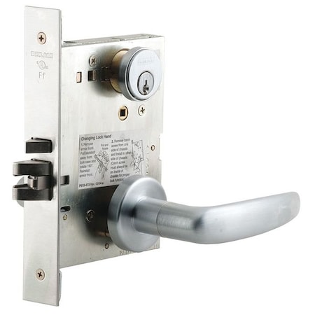 Schlage Schlage Mortise Office Lockset, Lever L9050P 07A 626
