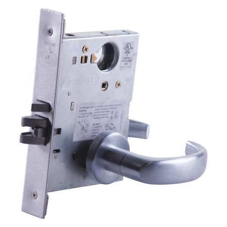 Schlage Schlage Mortise Classroom Lockset, Lever, Classroom L9070L 17A 626