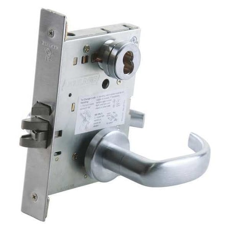 Schlage Schlage Mortise Storeroom Lockset, Lever, Storeroom L9080BD 07A 626