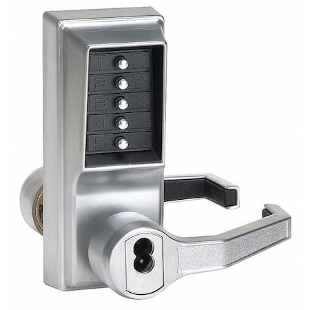 Simplex Push Button Lock, Entry, Key Override LR1021S-26D-41
