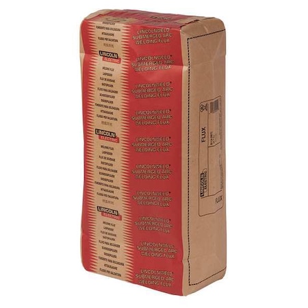 Lincoln Electric Welding Flux, 50 lb, For Single and Multiple Pass Welding, Fillet and Butt Welds, Steel, Bag ED022412