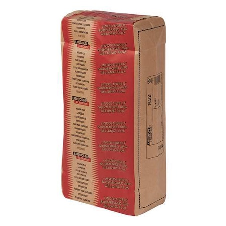 Lincoln Electric Welding Flux, 50 lb, For Welding of Stainless, Mild and Low Alloy Steel, Multiple Pass Fillet Welds, Bag ED027859