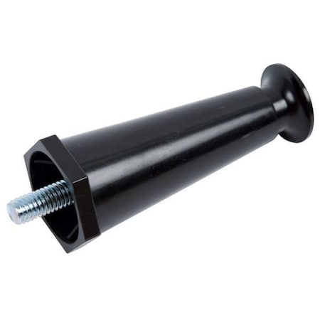 Cleveland Leg, 4 In, Blk Plastic Foot 1014501