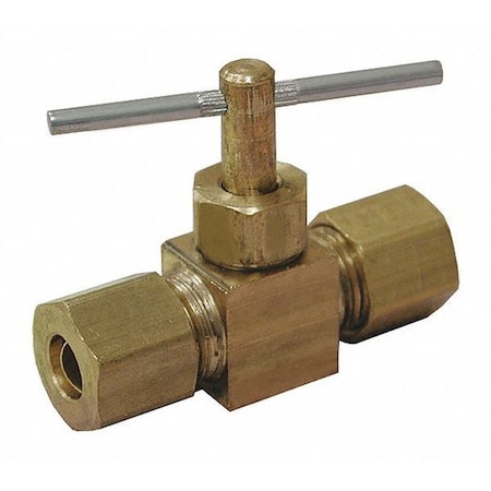 Jones Stephens Needle Valve, Lead Free, 3/8" x 3/8" N10566LF