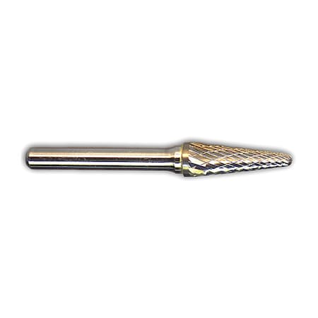 Melin Tool Co Carbide Bur, 1/8", 14 deg., Includd Cone Dc SL-42DC