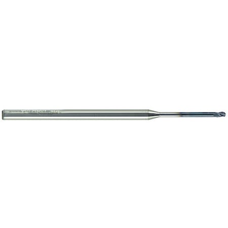 MELIN TOOL CO Carbide Micro End Mill, Ball, 3/16x9/32" EMGN-.187-SF12-B-ALTIN