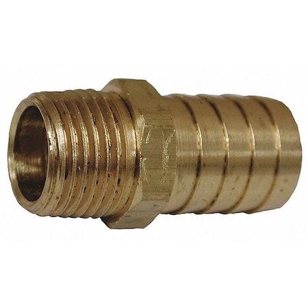 Jones Stephens Brass Hose Barb Adapter, 3/4" Pipe Size G25121