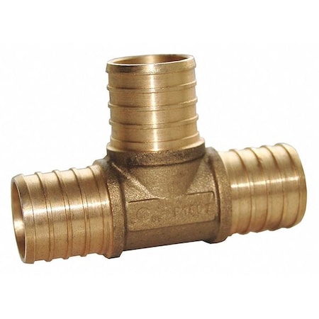 Jones Stephens Brass PEX Equal Tee, Lead Free, 1/2" C76014LF