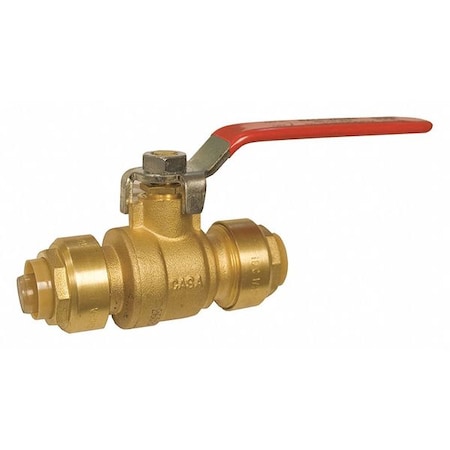 Jones Stephens PlumBite, Ball Valve, No Lead, 1/2" C76561LF