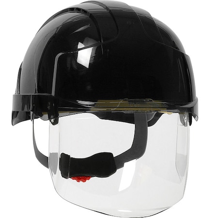 Pip Safety Helmet, JSP, ABS, 6 Point Ratchet, Type 1, Class C, Black 280-EVSV-11S