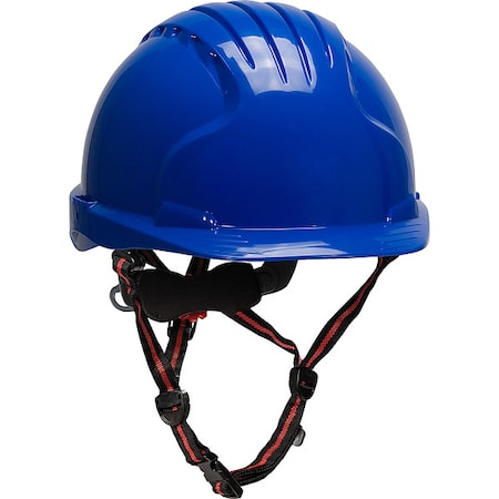 Pip Safety Helmet, JSP, HDPE, 6 Point Ratchet, Type 1, Class C, Eggshell Blue 280-EV6151SV-CH-50