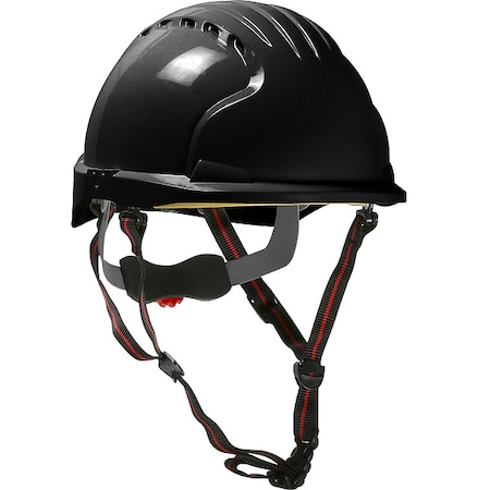 Pip Safety Helmet, JSP, HDPE, 6 Point Ratchet, Type 1, Class C, Yellow 280-EV6151V-CH-11