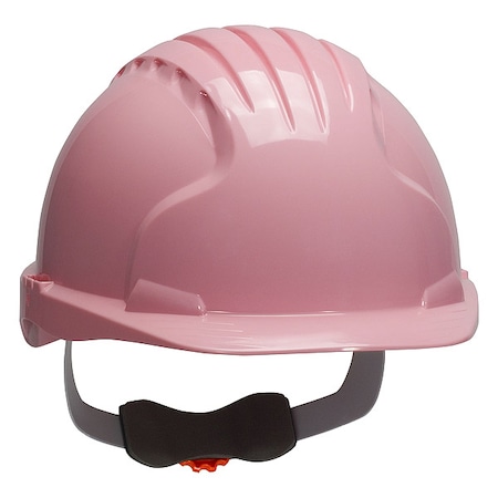 Pip Hard Hat, JSP, HDPE, 6 Point Ratchet, Type 1, Class E, Pink 280-EV6151-39