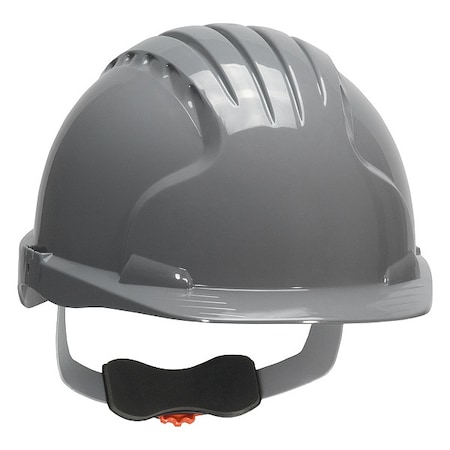 Pip Hard Hat, JSP, HDPE, 6 Point Ratchet, Type 1, Class E, Gray 280-EV6151-40