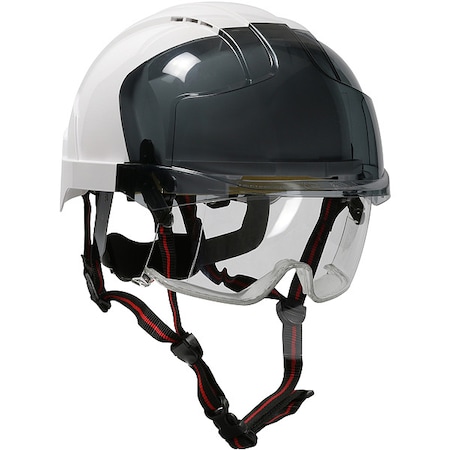 Pip Safety Helmet, JSP, ABS, 6 Point Ratchet, Type 1, Class C, White 280-EVLV-CH-01S