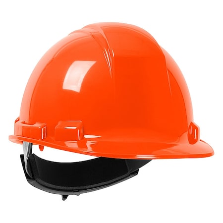 Pip Hard Hat, Dynamic, HDPE, 4 Point Ratchet, Type 1, Class E, Orange 280-HP241R-03