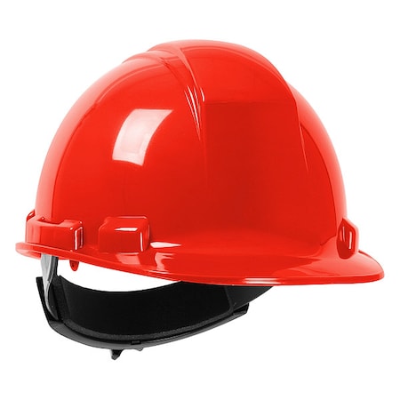 Pip Hard Hat, Dynamic, HDPE, 4 Point Ratchet, Type 1, Class E, Red 280-HP241R-15