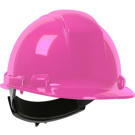 Pip Hard Hat, Dynamic, HDPE, 4 Point Ratchet, Type 1, Class E, Pink 280-HP241R-20