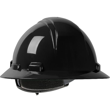 Pip Hard Hat, Dynamic, HDPE, 4 Point Ratchet, Type 1, Class E, Black 280-HP641R-11