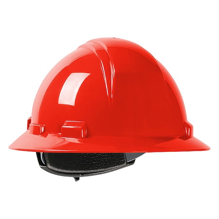 Pip Hard Hat, Dynamic, HDPE, 4 Point Ratchet, Type 1, Class E, Red 280-HP641R-15
