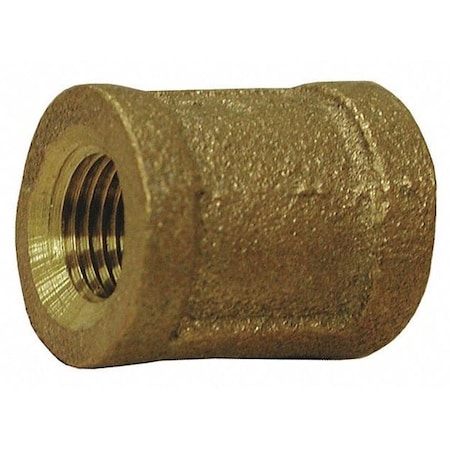 Jones Stephens Bronze Coupling, Lead Free, 1/2" B74124LF