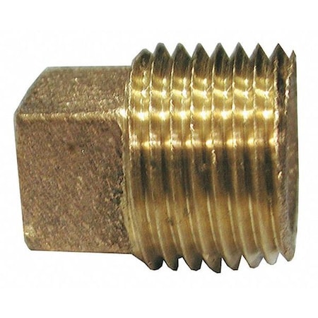Jones Stephens Bronze Corded Sq. Head Plug, No Lead, 1/2" B74284LF