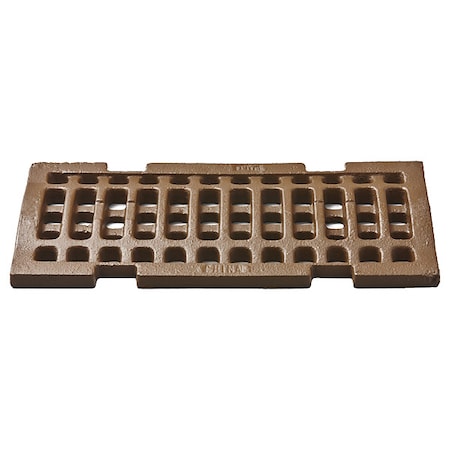 Jay R. Smith Manufacturing Trench Drain Grate, 6 " W, 12 " L 2810CIG