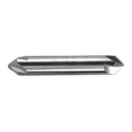 MELIN TOOL CO Double End Countersink, HSS, 90 deg., 3/8", Number of Flutes: 4 DHS4-3/8-90