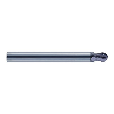 Melin Tool Co Sphere End Mill, Ball End, 220 deg., 6mm, Number of Flutes: 4 VBMG4-M6M6