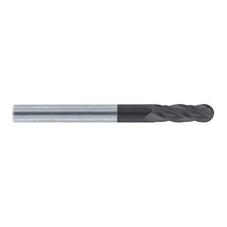 Melin Tool Co End Mill, HP, Carbide, Ball, 1/8" x 1/2, Finish: DIA CCMG-404-B-DIA