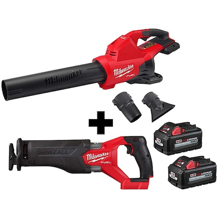 Milwaukee Tool M18 DB Blower, M18 SAWZALL, 2PK M18 6.0 2824-20, 2821-20, 48-11-1862